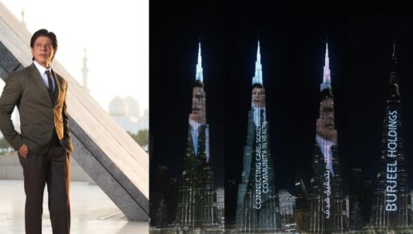Shah Rukh Khan pays tribute to the UAE by lighting up Burj Khalifa
