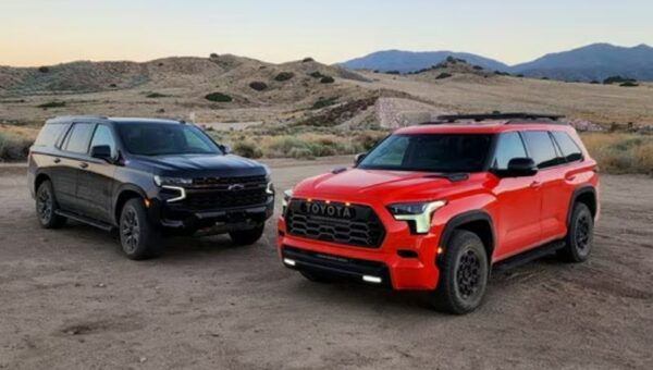 2024 Chevrolet Tahoe vs. 2024 Toyota Sequoia Comparison